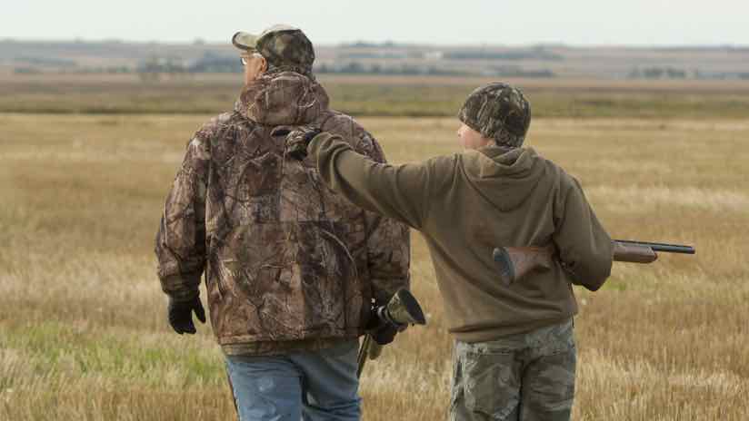 hunting with grandpa