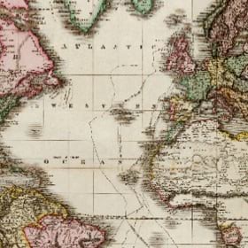 An old world map underscores how 'normal' changes often