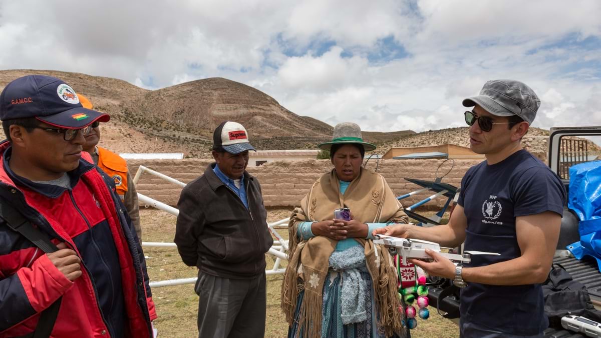 WFP drone training in Bolivia